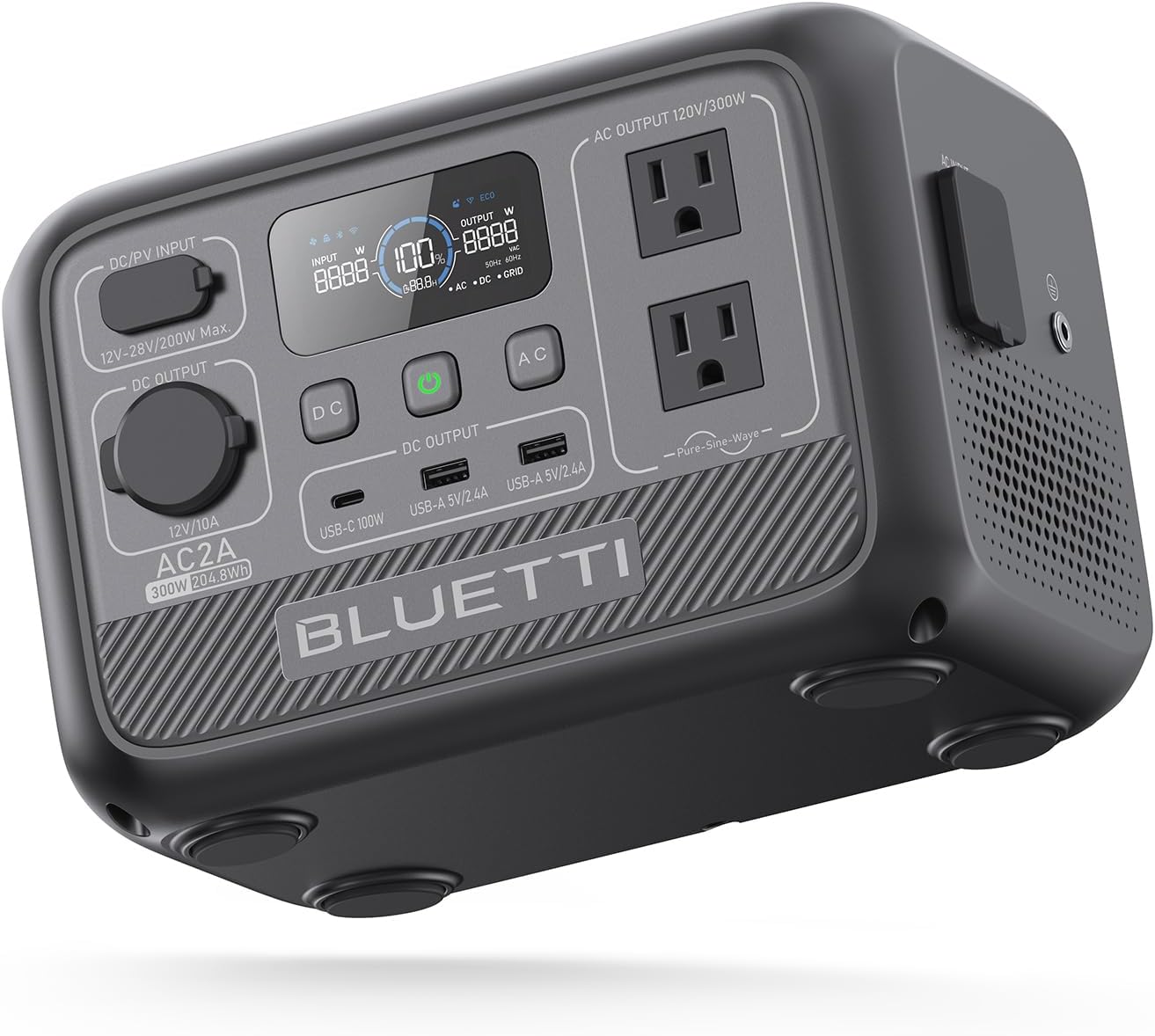 BLUETTI AC2A Review — 204Wh Portable Power Station (2026)