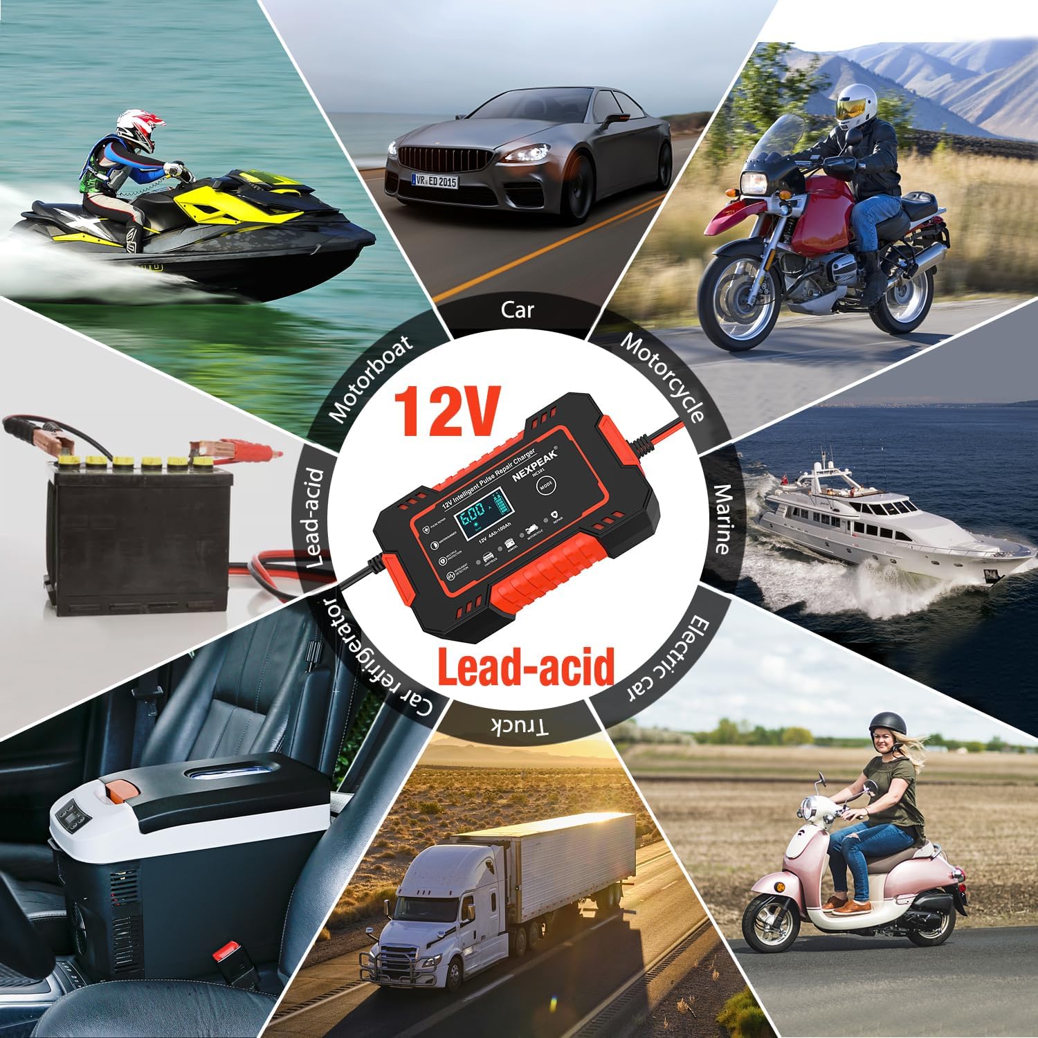 Car Battery Charger 12V 6A Smart Trickle Charger review