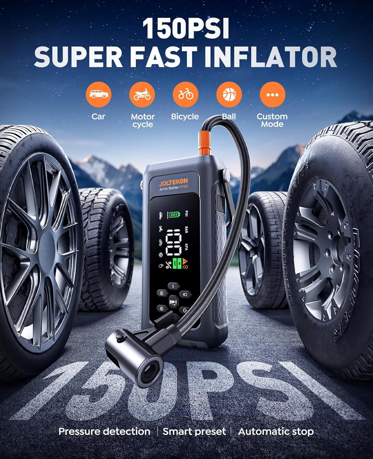 Car Battery Jump Starter 4500A Air Compressor review