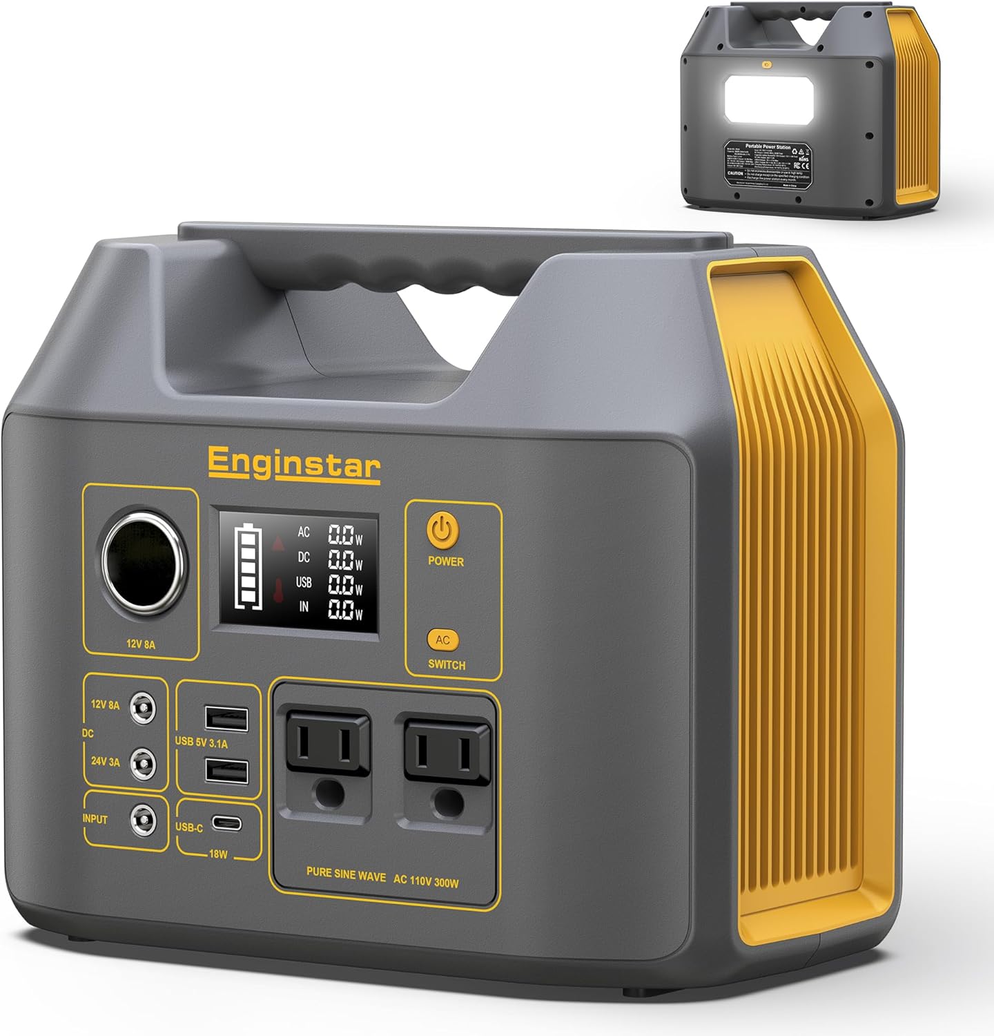 EnginStar Portable Power Station Review — 296Wh, 300W