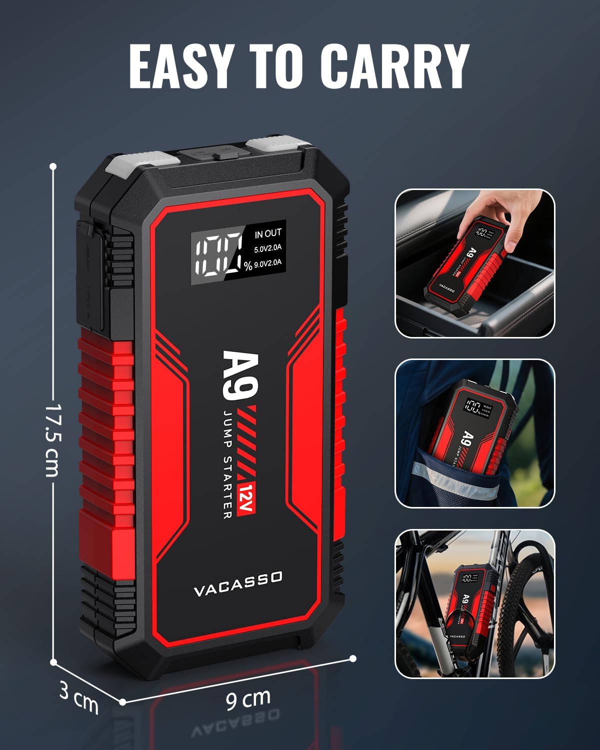VACASSO A9 4000A Jump Starter review