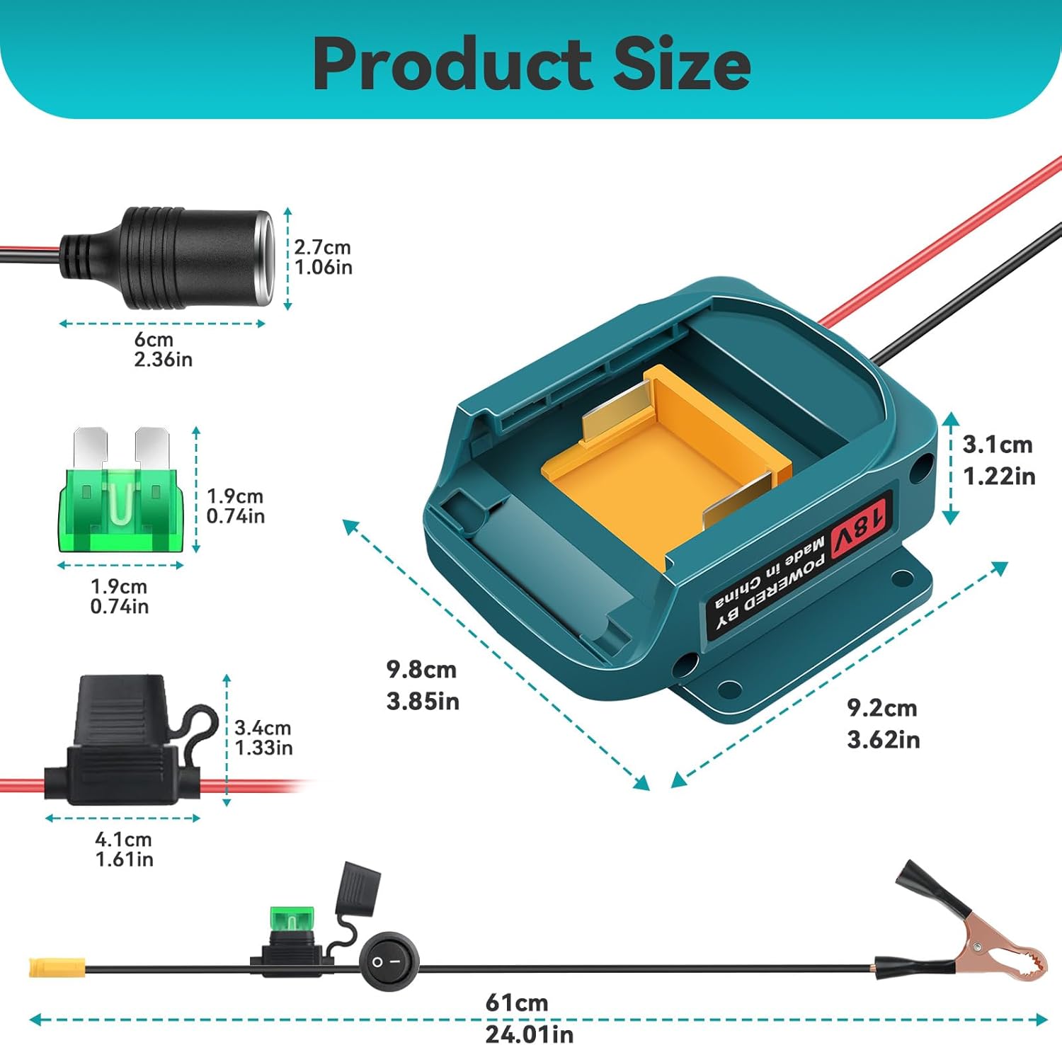 Jump Starter Adapter for Makita 18V Battery review