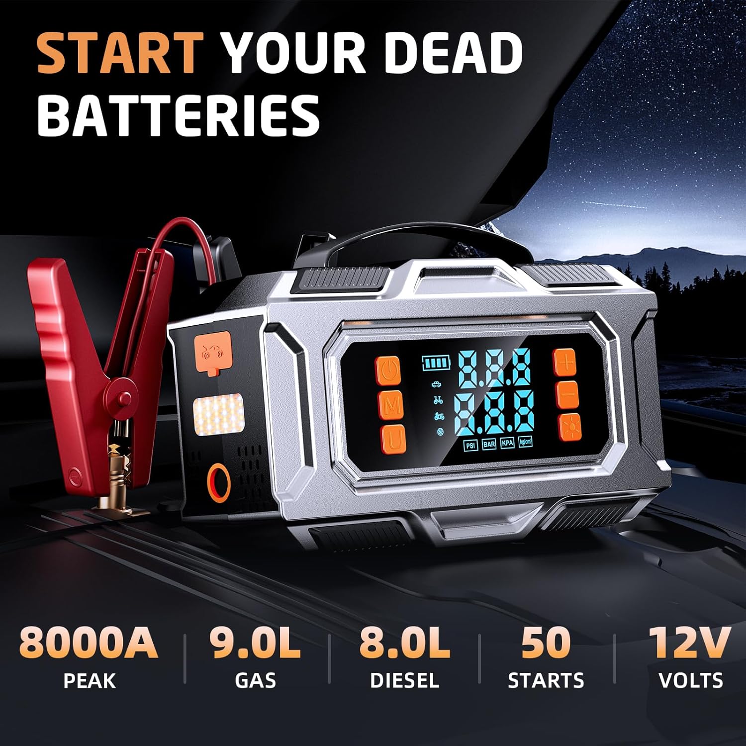 Jump Starter with Air Compressor review