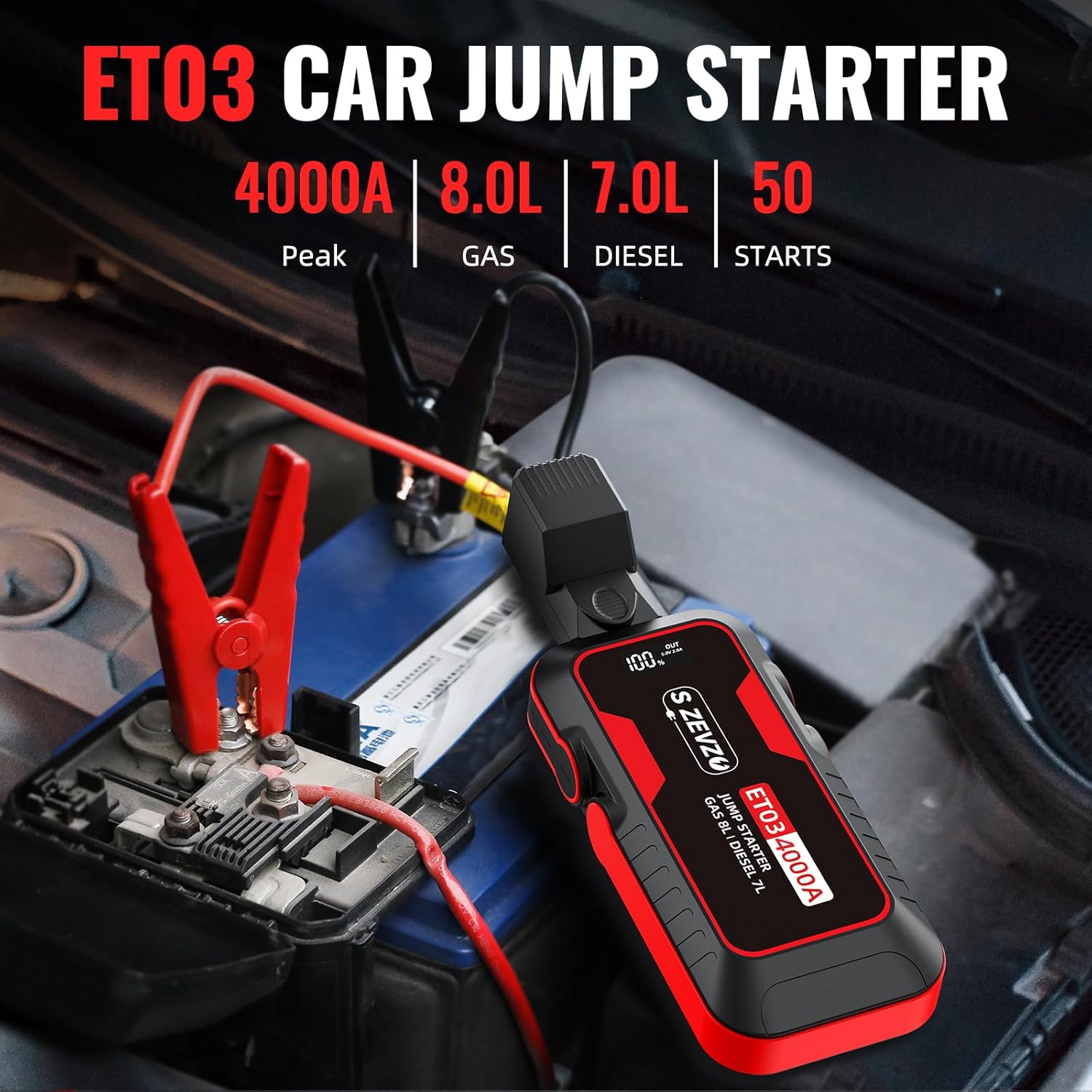 S ZEVZO ET03 Car Jump Starter review