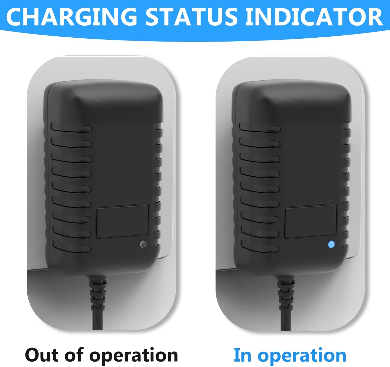 15V Charger Compatible with Dewalt DXAEJ14 DXAEPS14 DXAEPS14CA 011-2070-4 Peak Cars Jump Starter Digital Air Compressor Portable Power Station AC Power Supply Charging Cord