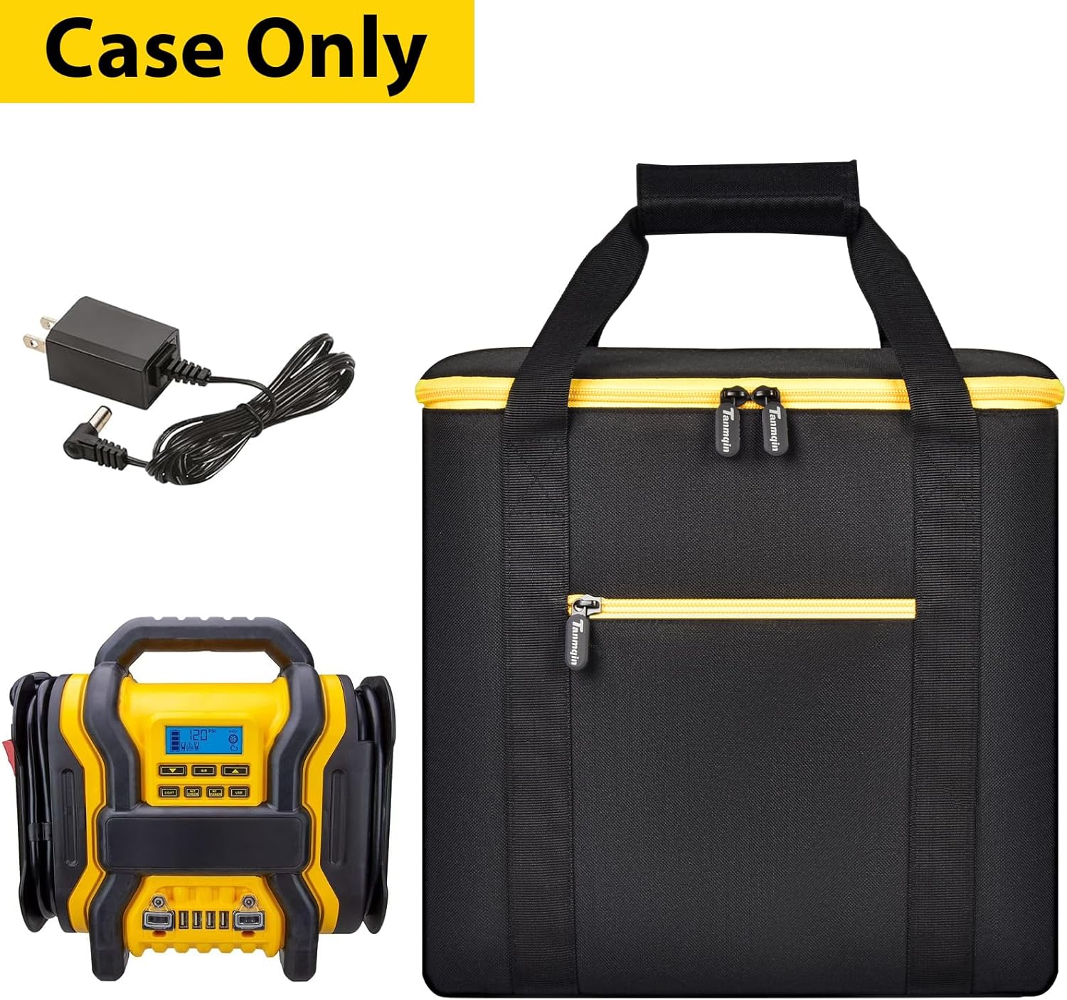 Car Jumper Starter Storage Bag Compatible with DEWALT DXAEPS14-Type2 Peak Battery Amp 12V Automotive Battery Booster Jump Starter Power Station, Carrying Case Holder Container (Box Only)