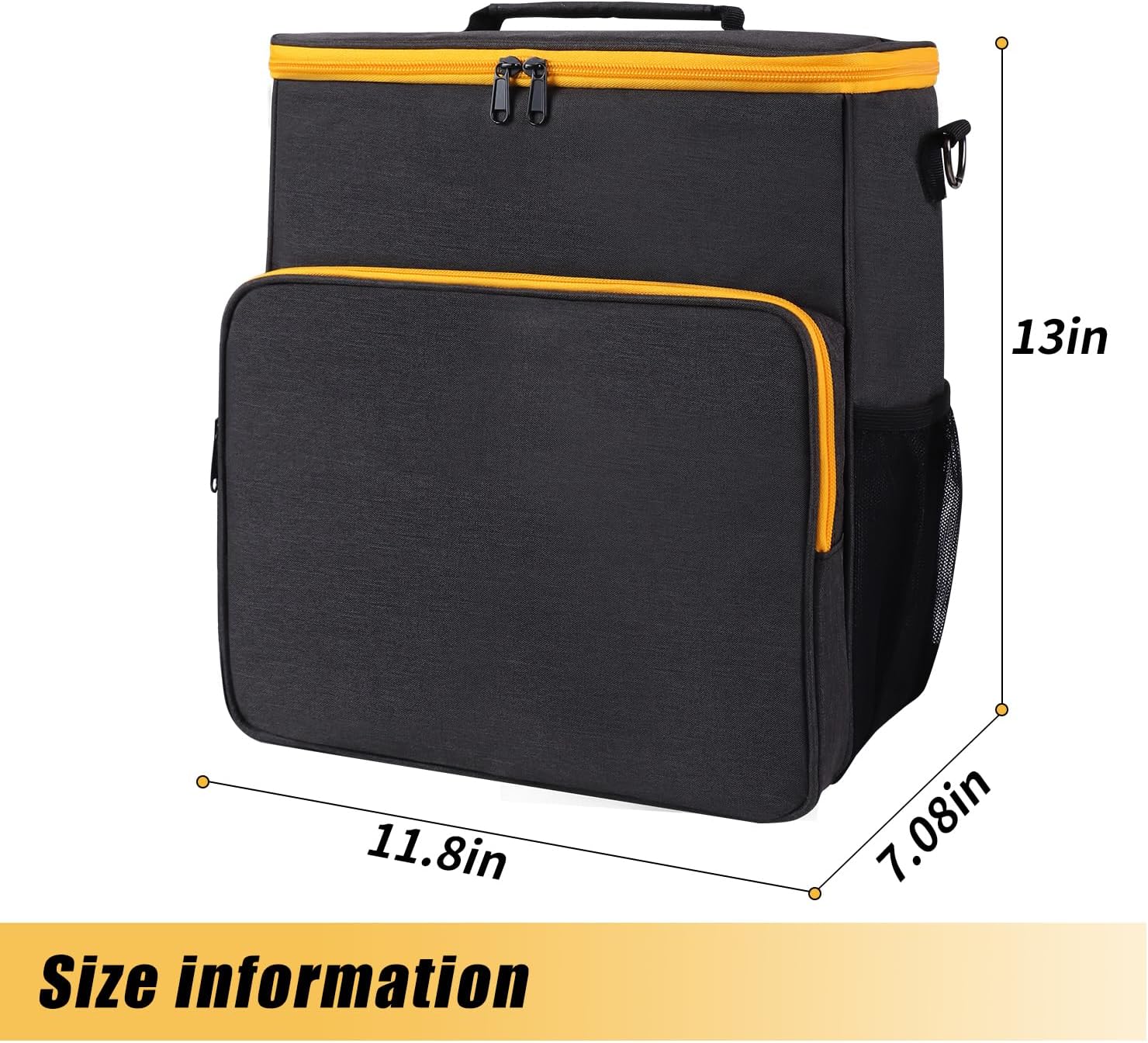 Storage Bag for Car Battery Jump Starter,Carry Case Compatible with DEWALT DXAEJ14 Digital Portable Power Station Air Compressor,Car Jump Starter Power Bank Bag