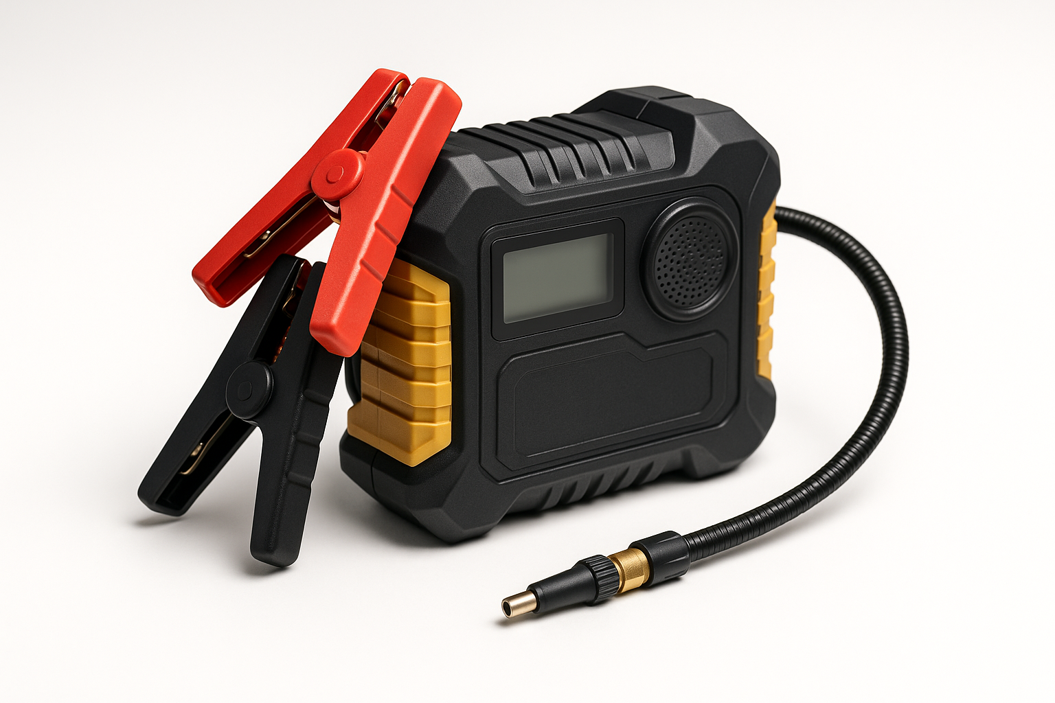 TELUXE Jump Starter with Air Compressor, 2500A 150PSI Car Battery Jump Starter with Digital Tire Inflator, 12V Lithium Jump Box for Vehicles, Car Battery Booster for 8.5L Gas or 6.0L Diesel Engines.