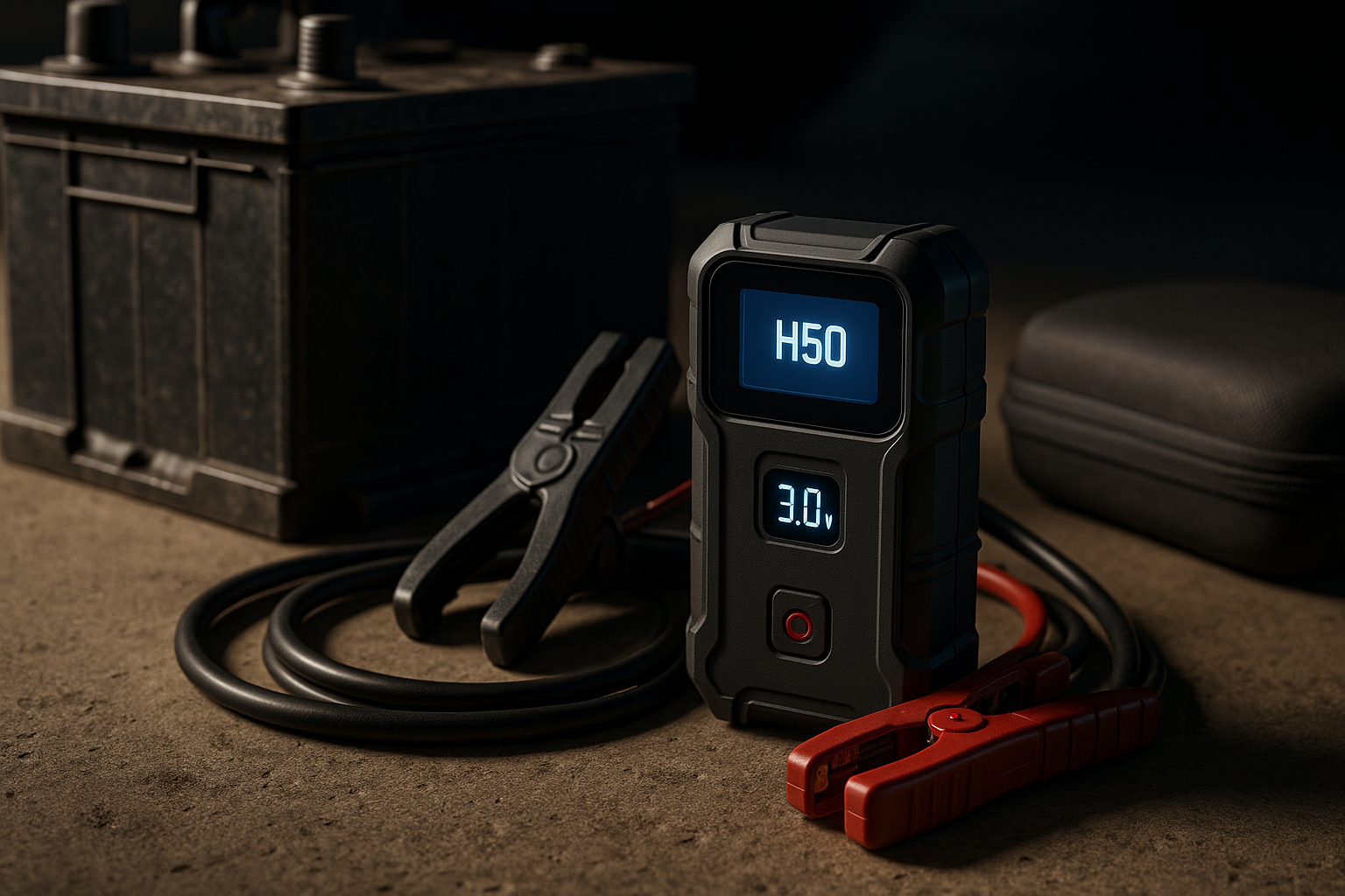 H50 Jump Starter – 5000A Jump Starter Battery Pack for Up to 10.0L Gas and 8.0L Diesel Engines, 12V Car Battery Jumper Starter Portable with 3.0″ LCD Display, Jump Box