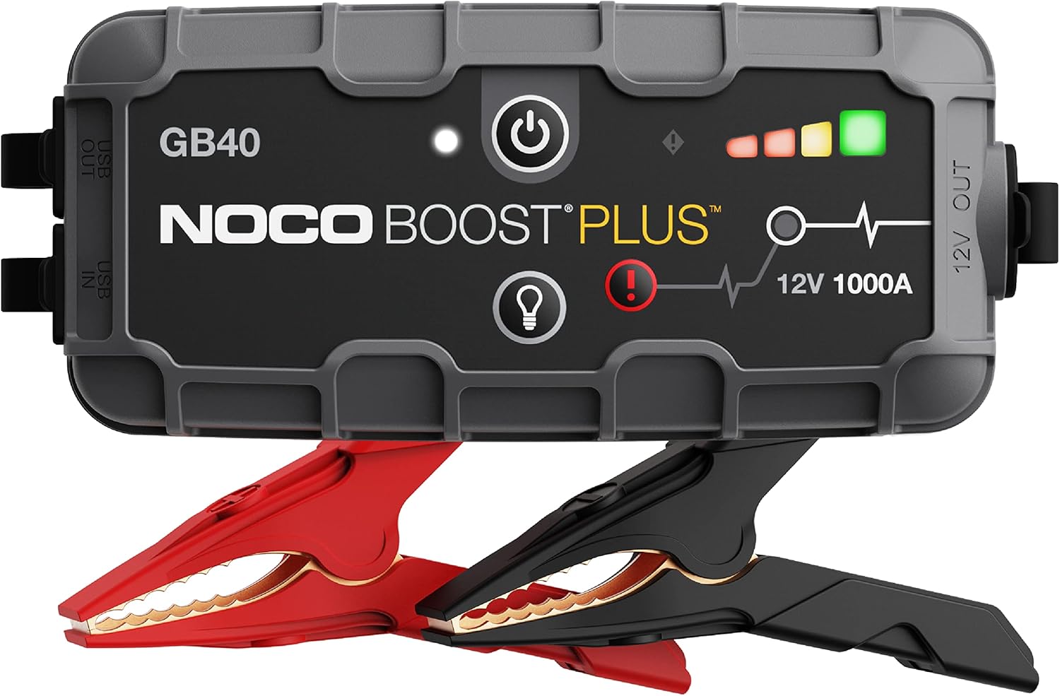 NOCO Boost GB40: 1000A UltraSafe Jump Starter – 12V Lithium Battery Booster Pack, Portable Jump Box, Power Bank  Jumper Cables - for 6.0L Gas and 3.0L Diesel Engines